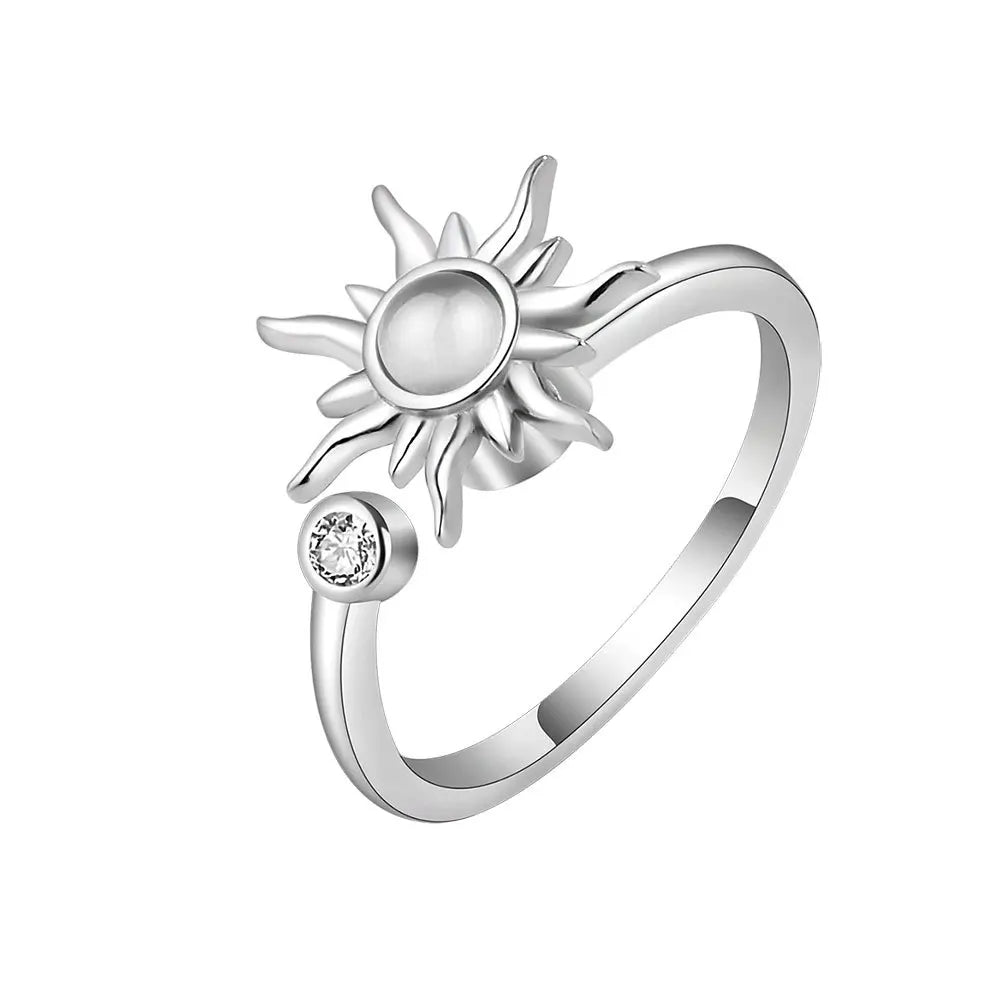 Solar Serenity Fidget Ring