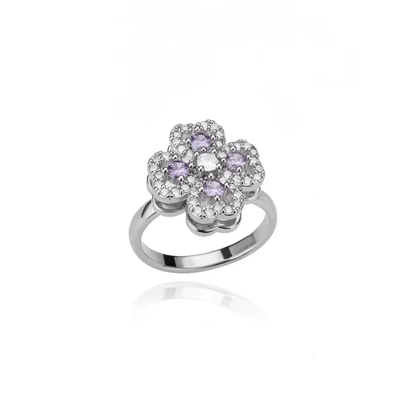 Lavender Blossom Fidget Ring